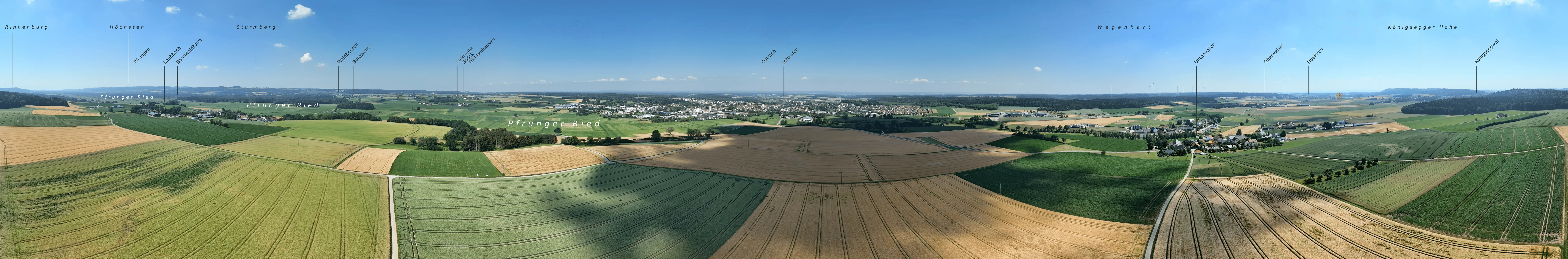 Panorama vom Unterweiler, 90 m